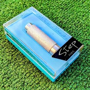 Vintage Step Paris Perfume Atomizer Made In France Gold Tone Metal Design NIB